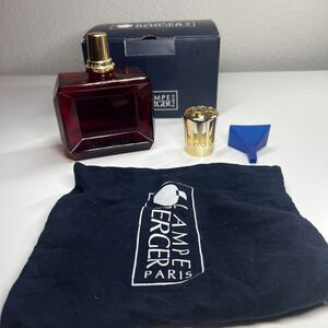 lampe berger lamp cube red Comes With Accessories And Box